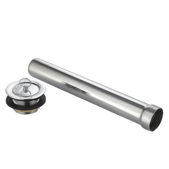 Vaiotec Stand-/Überlaufrohr für Spültische 300mm, 48 × 48 mm, Bild 2
