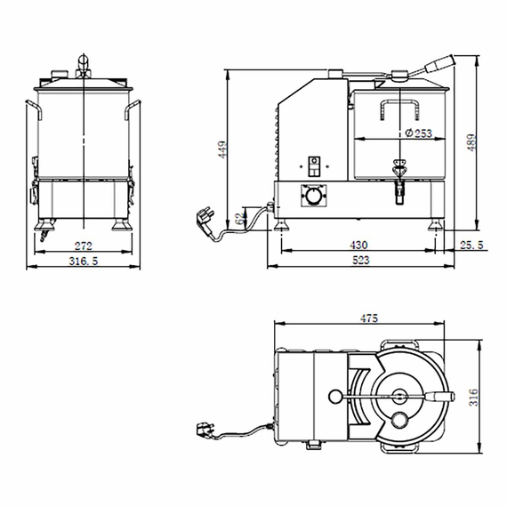 Vaiotec Cutter 12 Liter, 317 × 523 mm, Bild 5