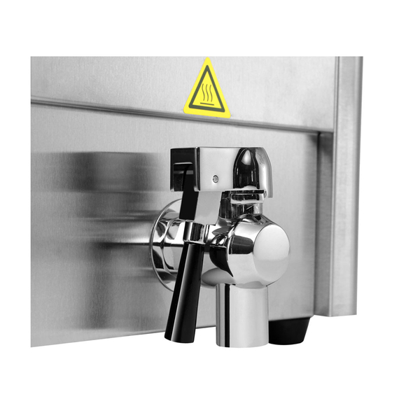 Vaiotec Elektro Gastro-Fritteuse 1 Becken mit Ablasshahn 8 Liter, 310 × 570 mm, Bild 4