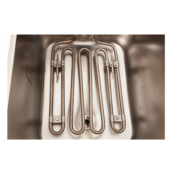 Vaiotec Elektro Gastro-Fritteuse 2 Becken mit Ablasshahn 8 + 8 Liter, 600 × 570 mm, Bild 4