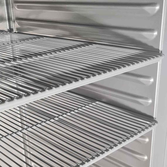 Vaiotec Topline Gewerbekühlschrank, 2-türig GN 2/1 – Glas, 1350 × 850 mm, Bild 7