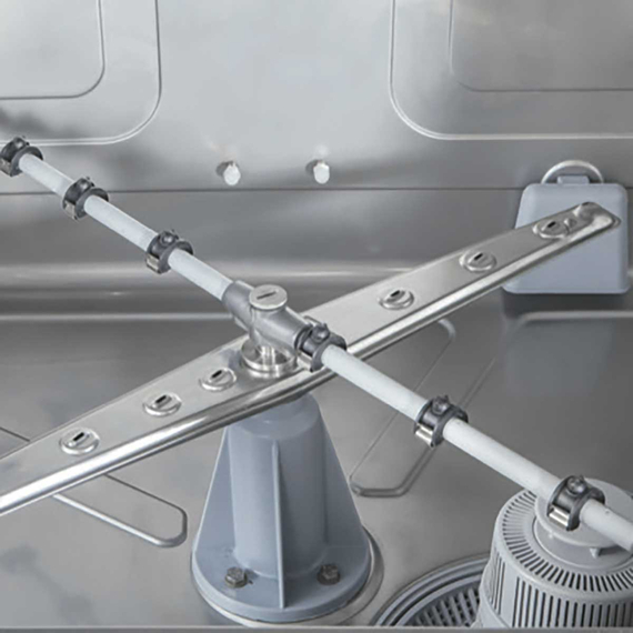 Vaiotec Topline Gastro-Geschirrspülmaschine 50x50, 230 Volt – Modell: VT-S DW50 DRDS, 600 × 600 mm, Bild 4
