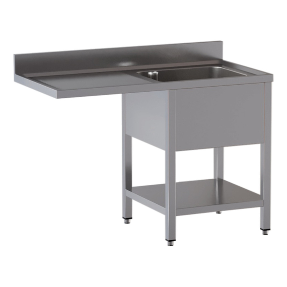 Vaiotec Topline Gastro-Spülcenter, 1 Becken rechts, 1200 × 700 mm