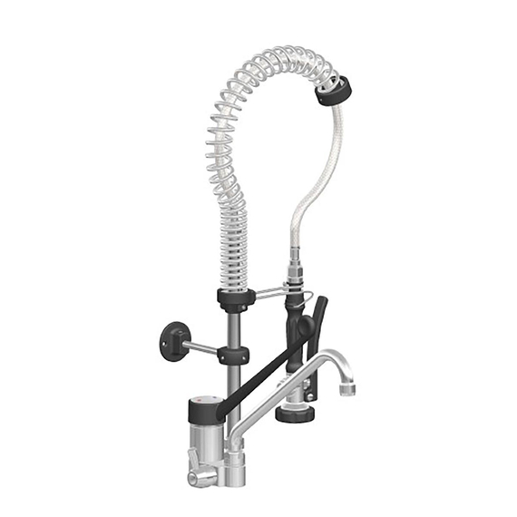 Vaiotec Topline Geschirrwaschbrause mit Einhebelmischer – Einloch, Niedrigbauweise, 115 × 350 mm