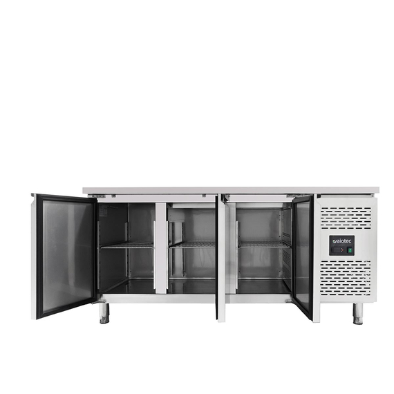 Vaiotec Gastro-Kühltisch, 3-türig, 1790 × 600 mm, Bild 4