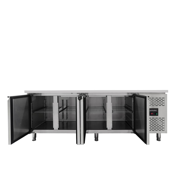 Vaiotec Gastro-Kühltisch, 4-türig, 2230 × 600 mm, Bild 4
