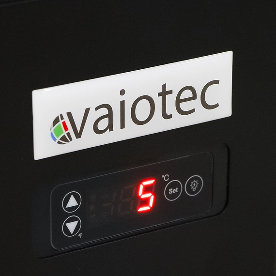 Vaiotec Topline Gastro-Kühlvitrine 2-fach, 56 Liter schwarz, 434 × 398 mm, Bild 6