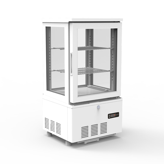 Vaiotec Topline Gastro-Kühlvitrine 2-fach, 56 Liter weiß, 434 × 398 mm, Bild 2