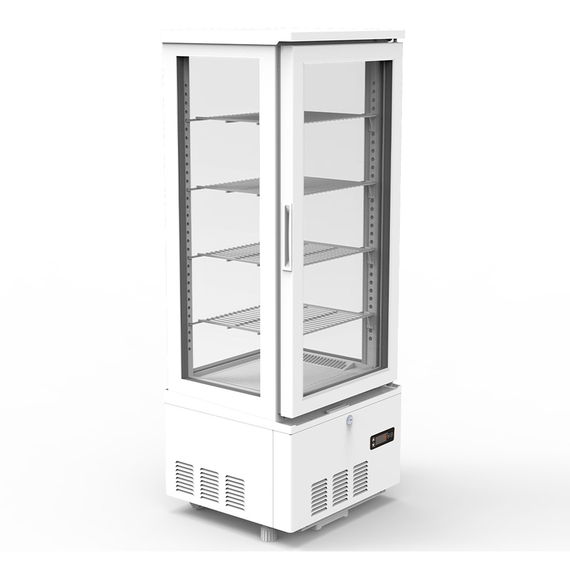 Vaiotec Topline Gastro-Kühlvitrine 4-fach, 92 Liter weiß, 434 × 398 mm, Bild 2