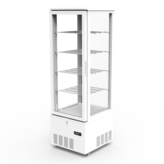 Vaiotec Topline Gastro-Kühlvitrine 4-fach, 237 Liter weiß, 515 × 553 mm, Bild 3
