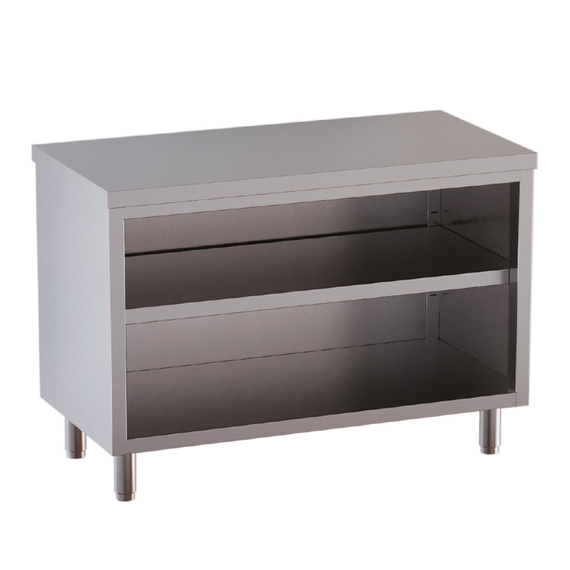 Vaiotec Topline Gastro-Arbeitsschrank, offen, 1600 × 700 mm