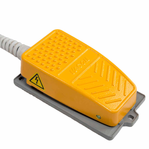 Vaiotec Fußpedal für Teigausrollmaschinen, 130 × 70 mm