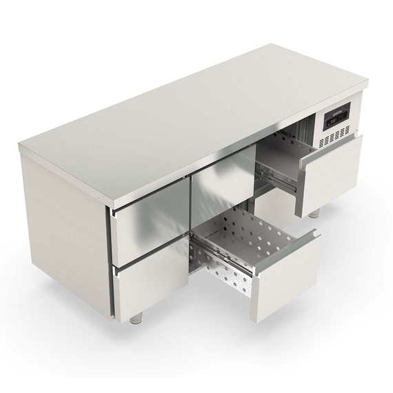 Vaiotec Topline Gastro-Tiefkühltisch, 3-fach GN 1/1 mit 6 Schubladen, 1795 × 700 mm, Bild 2