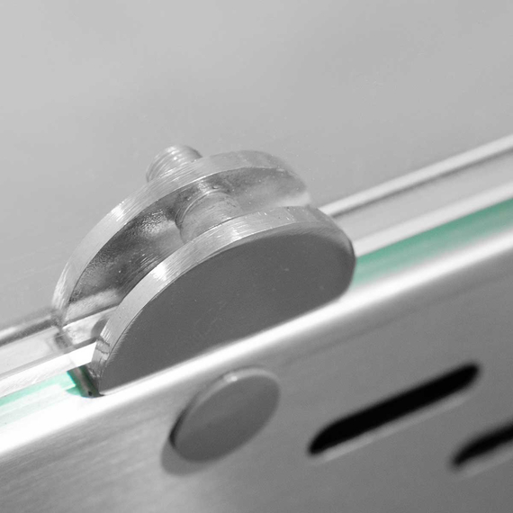 Vaiotec Gastro-Pizzakühltisch, 1-türig & 7 Schubladen grau inkl. Gastro-Kühlaufsatz GN 1/4, 1510 × 800 mm, Bild 6