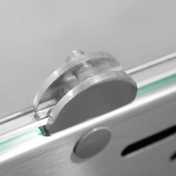 Vaiotec Gastro-Pizzakühltisch, 2-türig schwarz inkl. Gastro-Kühlaufsatz GN 1/3, 1510 × 800 mm, Bild 6