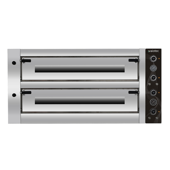 Vaiotec Topline Elektro Pizzaofen 6+6 × 34 cm (tiefe Version), 1100 × 1185 mm, Bild 2