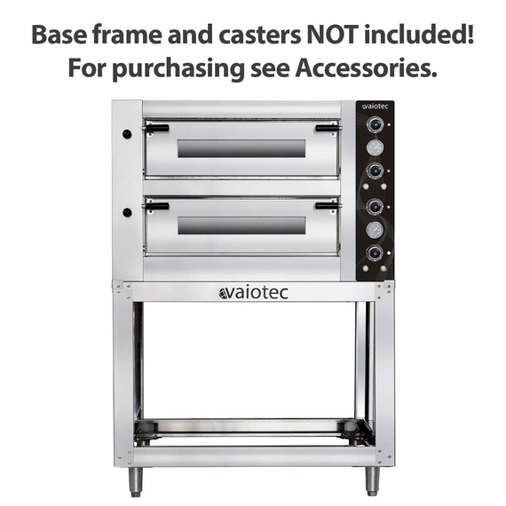 Vaiotec Topline Elektro Pizzaofen 6+6 × 34 cm (tiefe Version), 1100 × 1185 mm, Bild 7