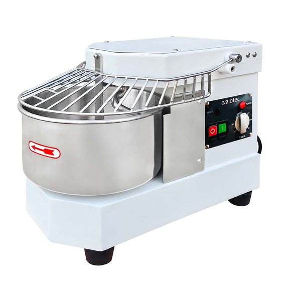 Vaiotec Gastro-Teigknetmaschine fester Kessel – 8 Liter, 230 Volt, 495 × 302 mm