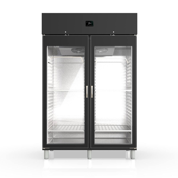 Vaiotec Topline Gastro-Reifeschrank Dry-Aging Schwarz, 1404 Liter, 300 kg Fleisch, 1370 × 850 mm, Bild 2