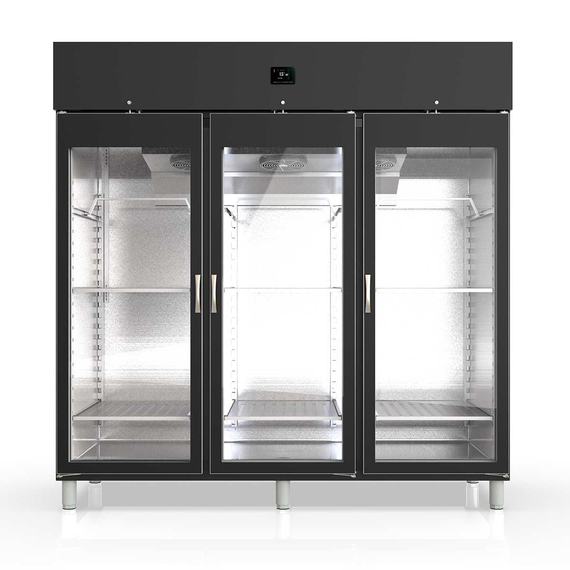 Vaiotec Topline Gastro-Reifeschrank Dry-Aging Schwarz, 2197 Liter, 450 kg Fleisch, 2055 × 850 mm