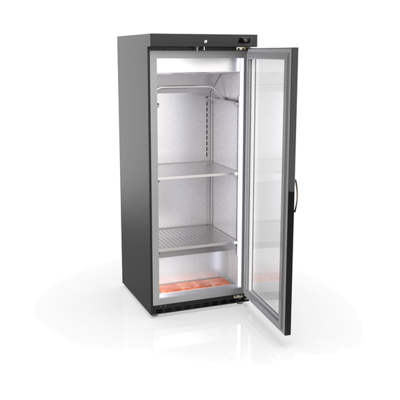Vaiotec Topline Gastro-Reifeschrank Dry-Aging Schwarz, 240 Liter, 55 kg Fleisch, 600 × 650 mm, Bild 2