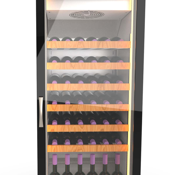 Vaiotec Topline Weinkühlschrank 650 Schwarz, 240 Liter, 60 Flaschen, 600 × 650 mm, Bild 3