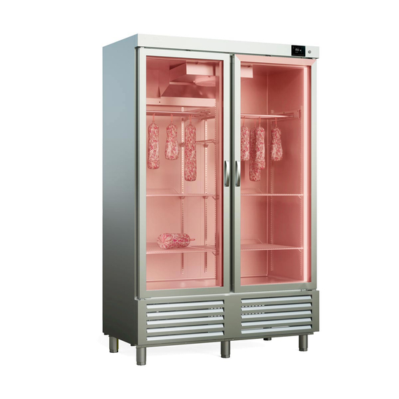 Vaiotec Topline Gastro-Reifeschrank Dry-Aging, Edelstahl, Abtropfen und Trocknen, LED, 1201 Liter, 1370 × 735 mm, Bild 2