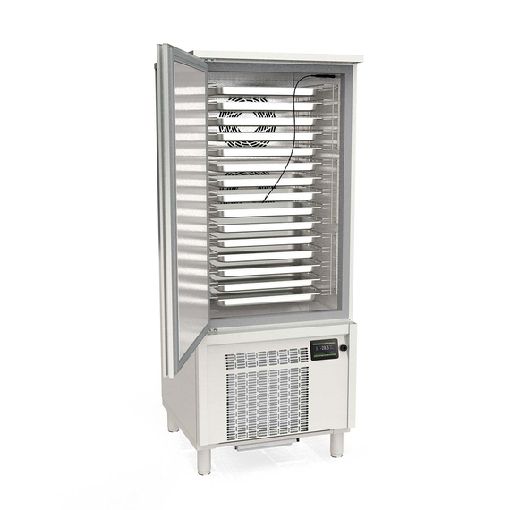 Vaiotec Topline Gastro-Schockfroster Edelstahl, für 15x GN 1/1 (40 mm) oder 15x EN 60x40, 800 × 800 mm