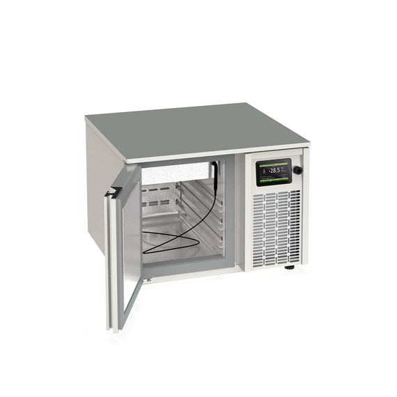 Vaiotec Topline Gastro-Schockfroster Edelstahl, für 3x GN 1/1 (40 mm), Aggregat rechts, 715 × 700 mm
