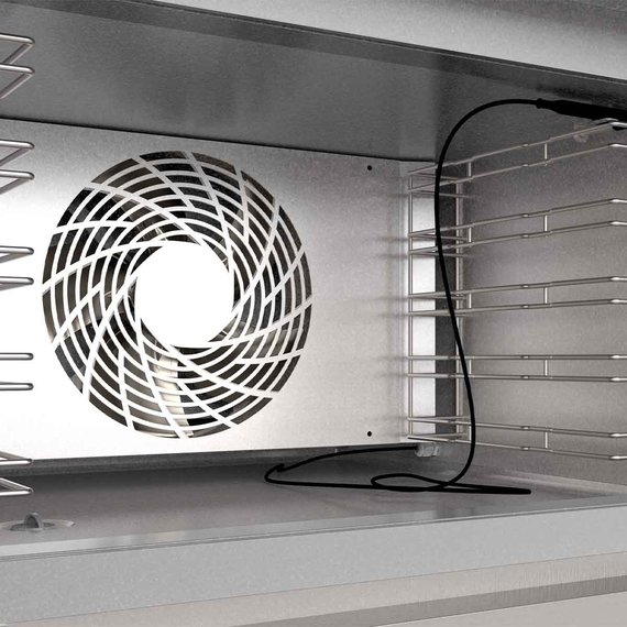 Vaiotec Topline Gastro-Schockfroster Edelstahl, für 5x GN 1/1 (40 mm) oder 4x EN 60x40, 800 × 800 mm, Bild 4