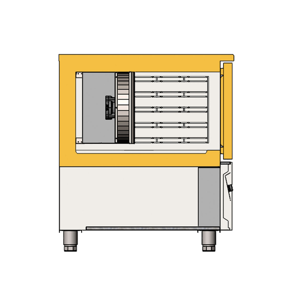 Vaiotec Topline Gastro-Schockfroster Edelstahl, für 5x GN 1/1 (40 mm) oder 4x EN 60x40, 800 × 800 mm, Bild 6