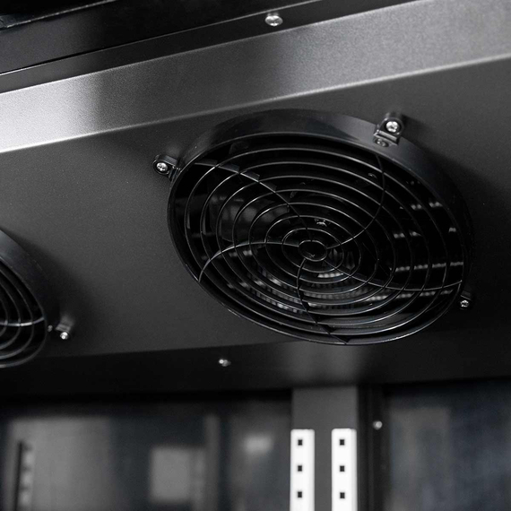 Vaiotec Topline Gastro-Getränkekühlschrank 1 Tür, 570 Liter XL, mit Leuchtaufsatz schwarz, 750 × 742 mm, Bild 8