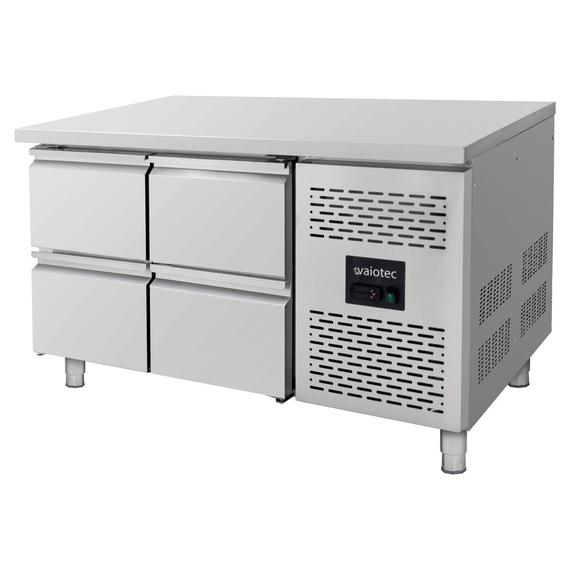 Vaiotec Gastro-Kühltisch, 4 Schubladen – Monoblock, 1360 × 700 mm, Bild 2