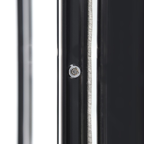 Vaiotec Gastro-Barkühlschrank schwarz, 2 Glasschiebetüren, Höhe 840 mm, 900 × 520 mm, Bild 5