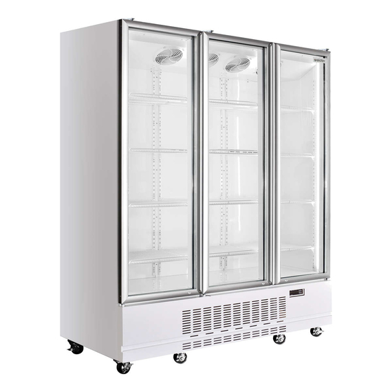 Vaiotec Topline Gastro-Getränkekühlschrank 3 Türen, 1610 Liter XL, weiß, 1919 × 742 mm, Bild 3