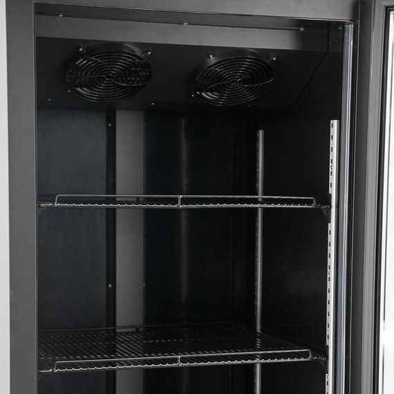 Vaiotec Topline Gastro-Getränkekühlschrank 1 Tür, 570 Liter XL, schwarz, 750 × 742 mm, Bild 4