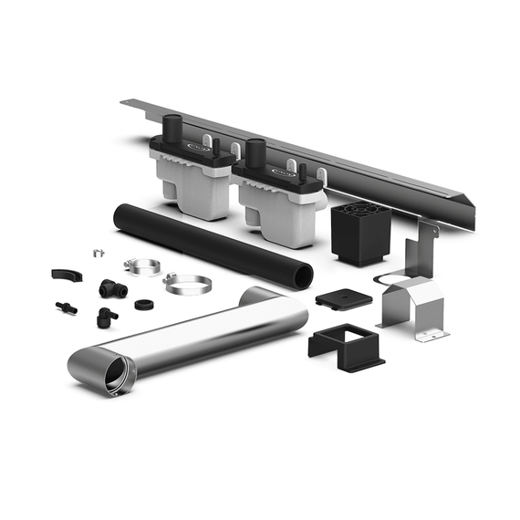 UNOX Doppelstation-Installationsset für Elektroöfen XEAQC-00E2-E Stapel-Bausatz