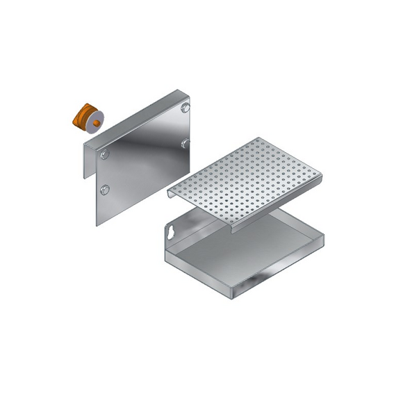 Zumex Vollständiges Tablett Podium Edelstahl – Ersatzteil für Essential Pro und Versatile