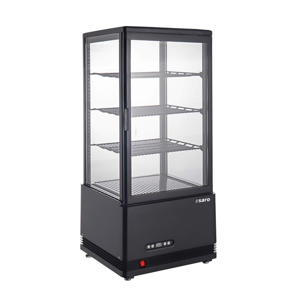 SARO Kühlvitrine Modell SC 70 AV, schwarz