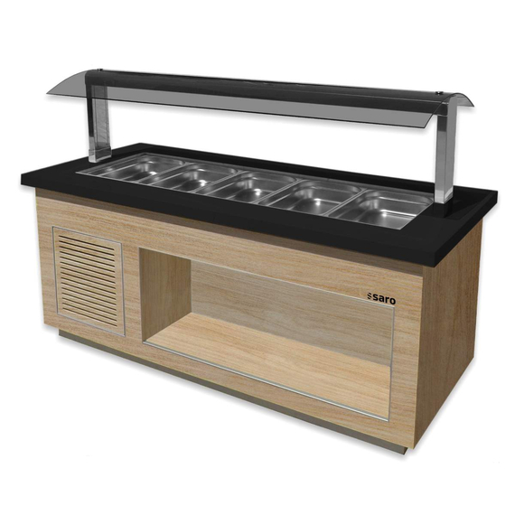 SARO Salatbar für 5x 1/1 GN, Modell PREMIUM LINE SB-K200 OAK