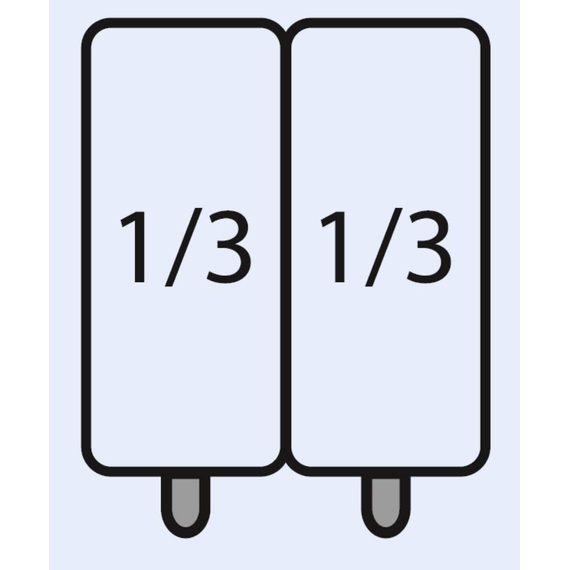 SARO E7/CPCEXC Nudelkorb-Set: 2 x 1/3 GN