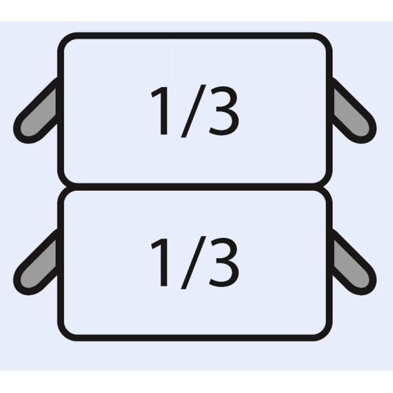 SARO E7/CPCEXE Nudelkorb-Set: 2 x 1/3 GN