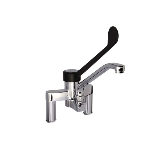 SARO 2-Loch-Armatur Schwenkhebel schwarz Modell TESS