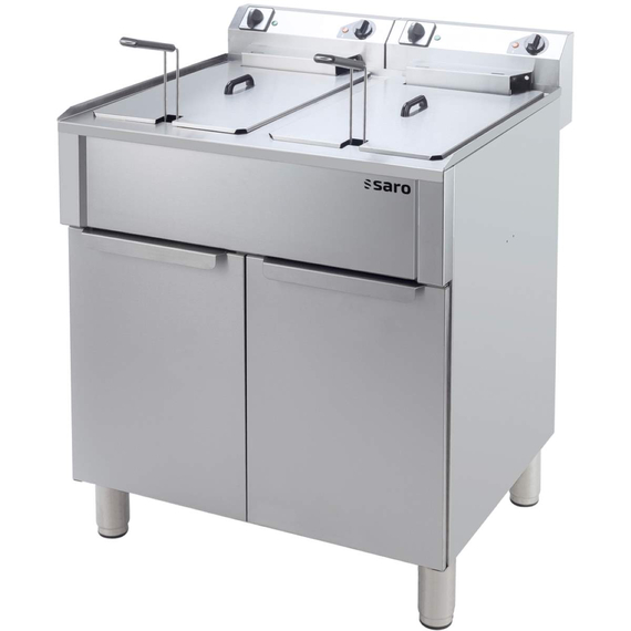 SARO Elektrofritteuse 20+20 L Modell BRAGA