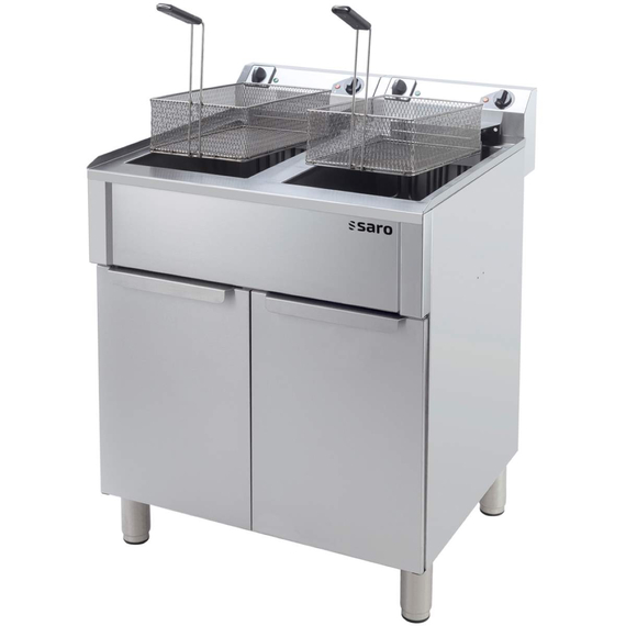 SARO Elektrofritteuse 20+20 L Modell BRAGA, Bild 4