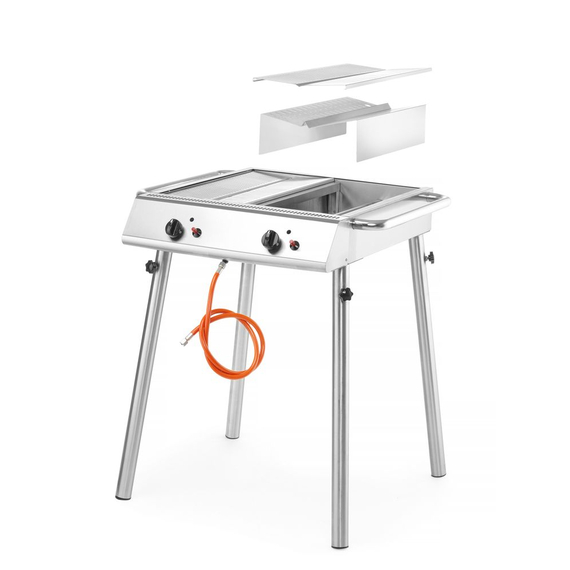 Hendi Gasgrill Xantos, 9,5kW, 770x710x(H)870mm, Bild 7