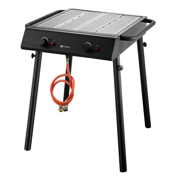 Hendi Gasgrill Xantos Black, Schwarz, 9,5kW, 770x710x(H)870mm, Bild 5