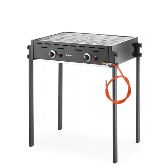 Hendi Gasgrill Roast-Master Pro Schwarz, Schwarz, 11,6kW, 790x560x(H)900mm, Bild 3