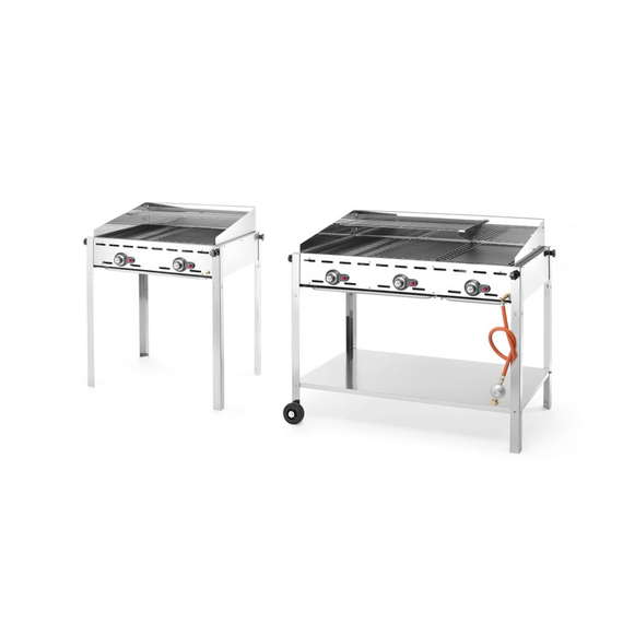 Hendi Grillsystem Green Fire mit 3 Brennern, Profi Line, 17,4kW, 1078x612x(H)825mm, Bild 9