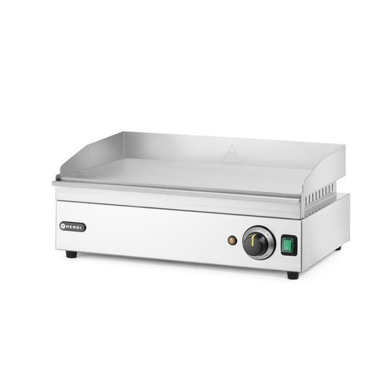 Hendi Grillplatte glatt, Kitchen Line, 220-240V/2400W, 527x404x(H)233mm, Bild 3